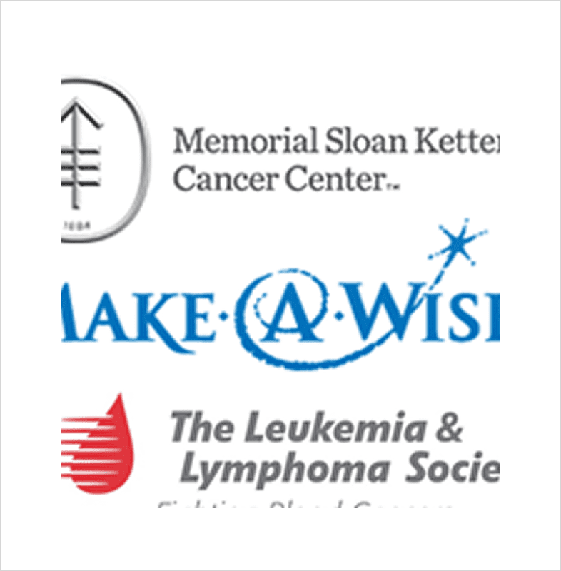 Non-profit organizations' logos together